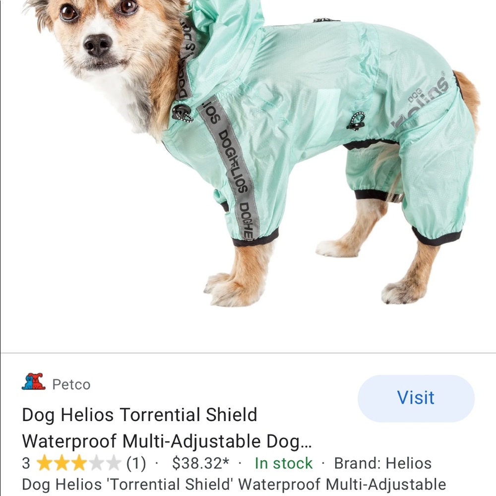 Pets Windbreaker Raincoat
